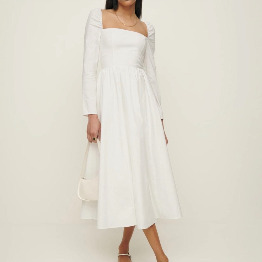 NWT Reformation Elly Dress - White